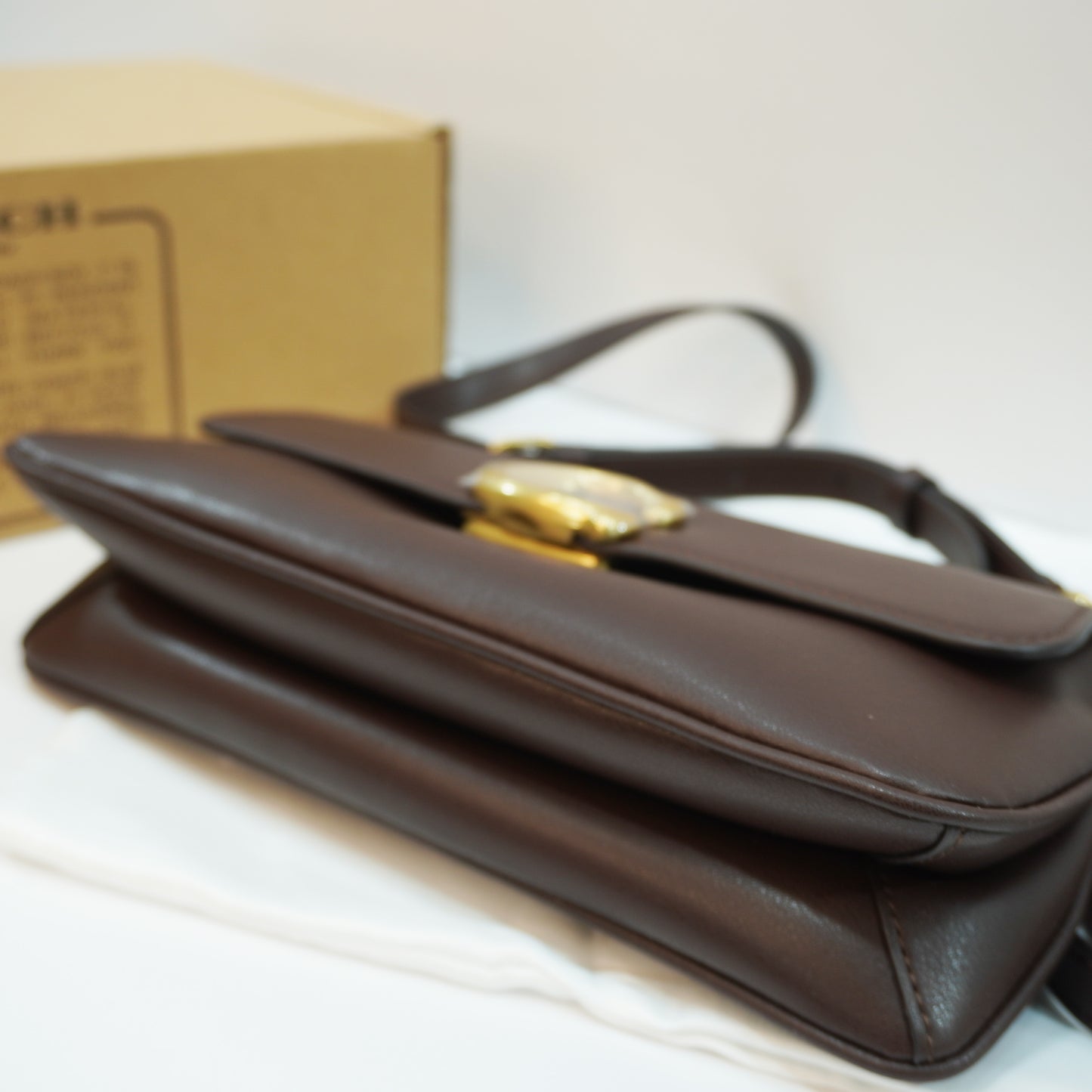 CH0070 - Sling/Shoulder/Clutch - Rich Dark Brown Ultra Premium Qulaity