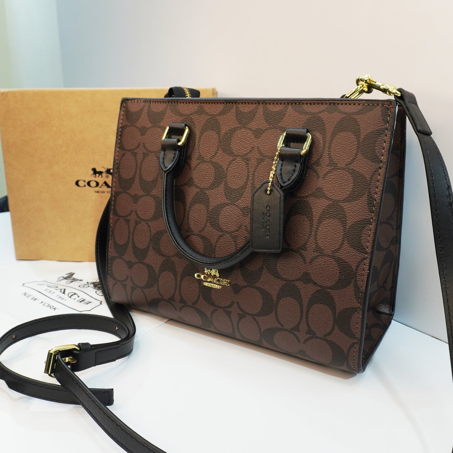 CH789 - Satchel/Sling - Coffee