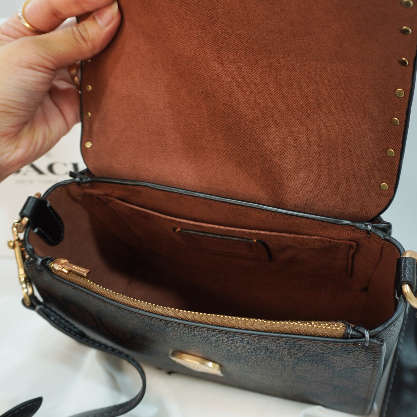 CH335 - Satchel/Sling - Black Coffee