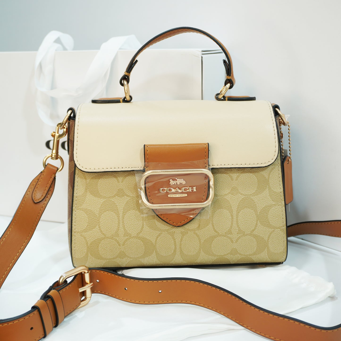 CH335 - Satchel/Sling - Apricot