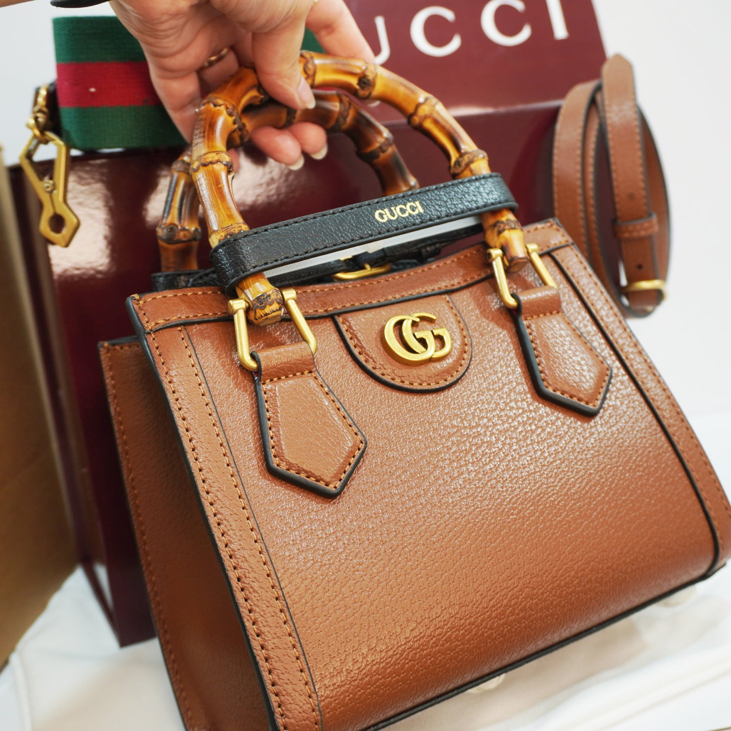 GG789 - Sling/Satchel - Brown Ultra Premium