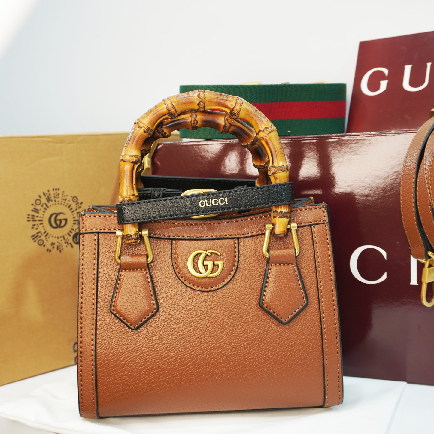 GG789 - Sling/Satchel - Brown Ultra Premium