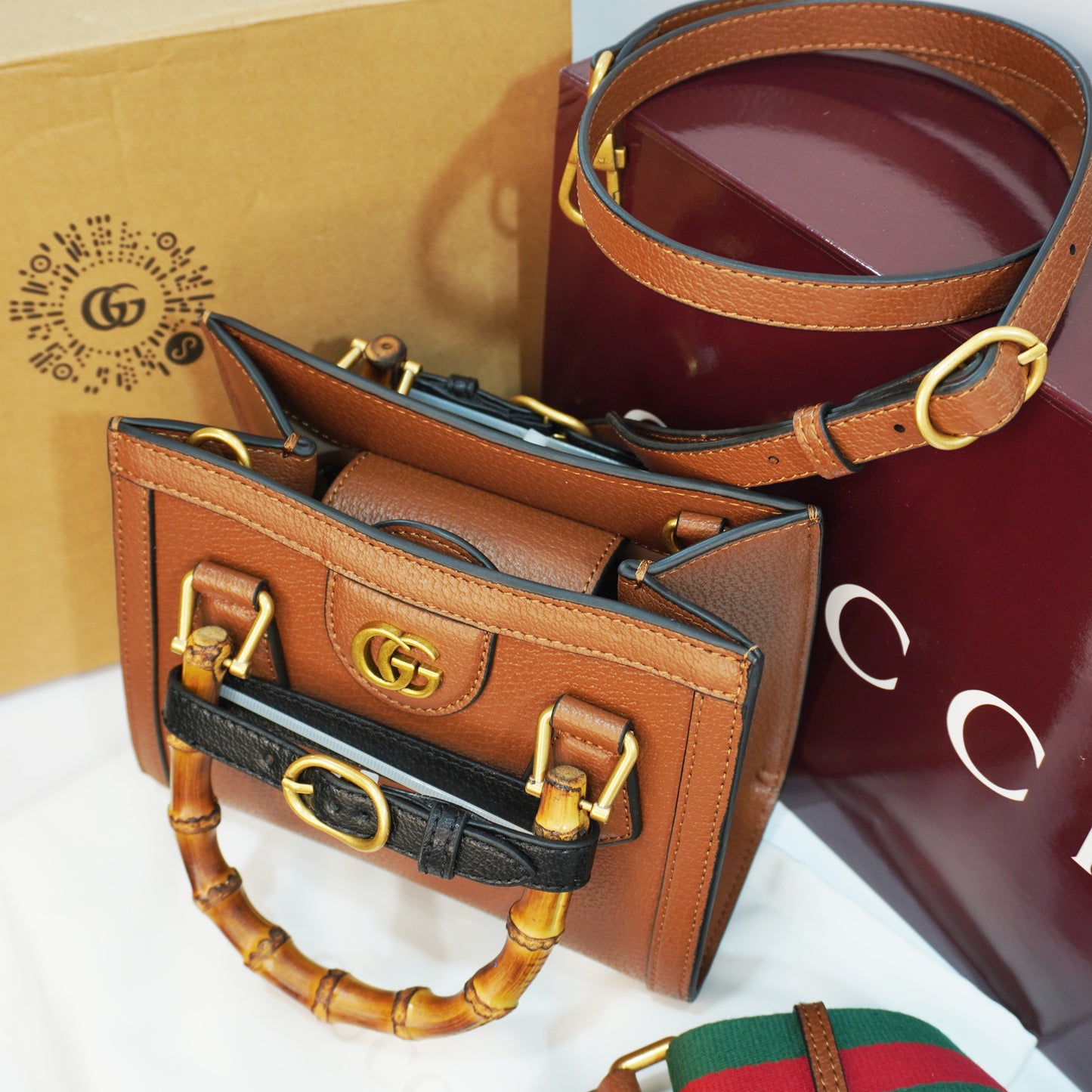 GG789 - Sling/Satchel - Brown Ultra Premium