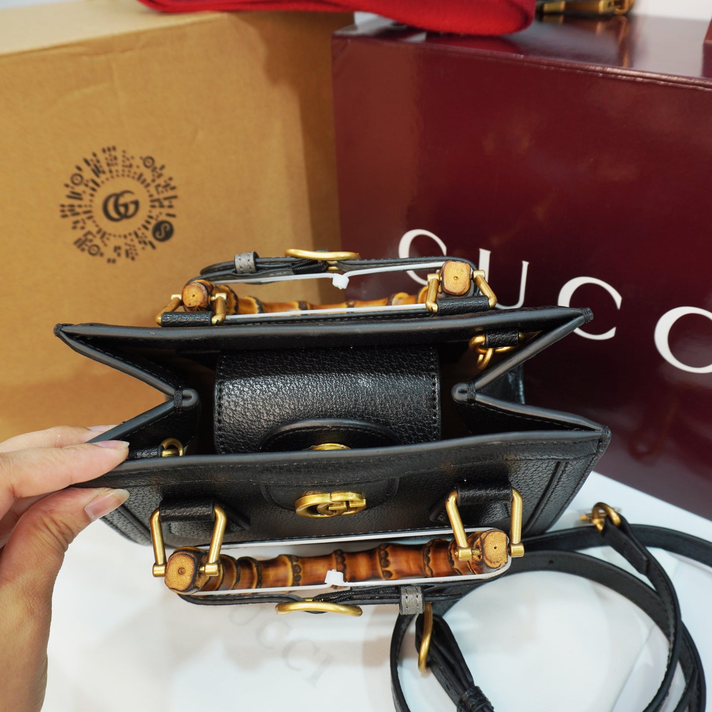 GG789 - Sling/Satchel - Black Ultra Premium