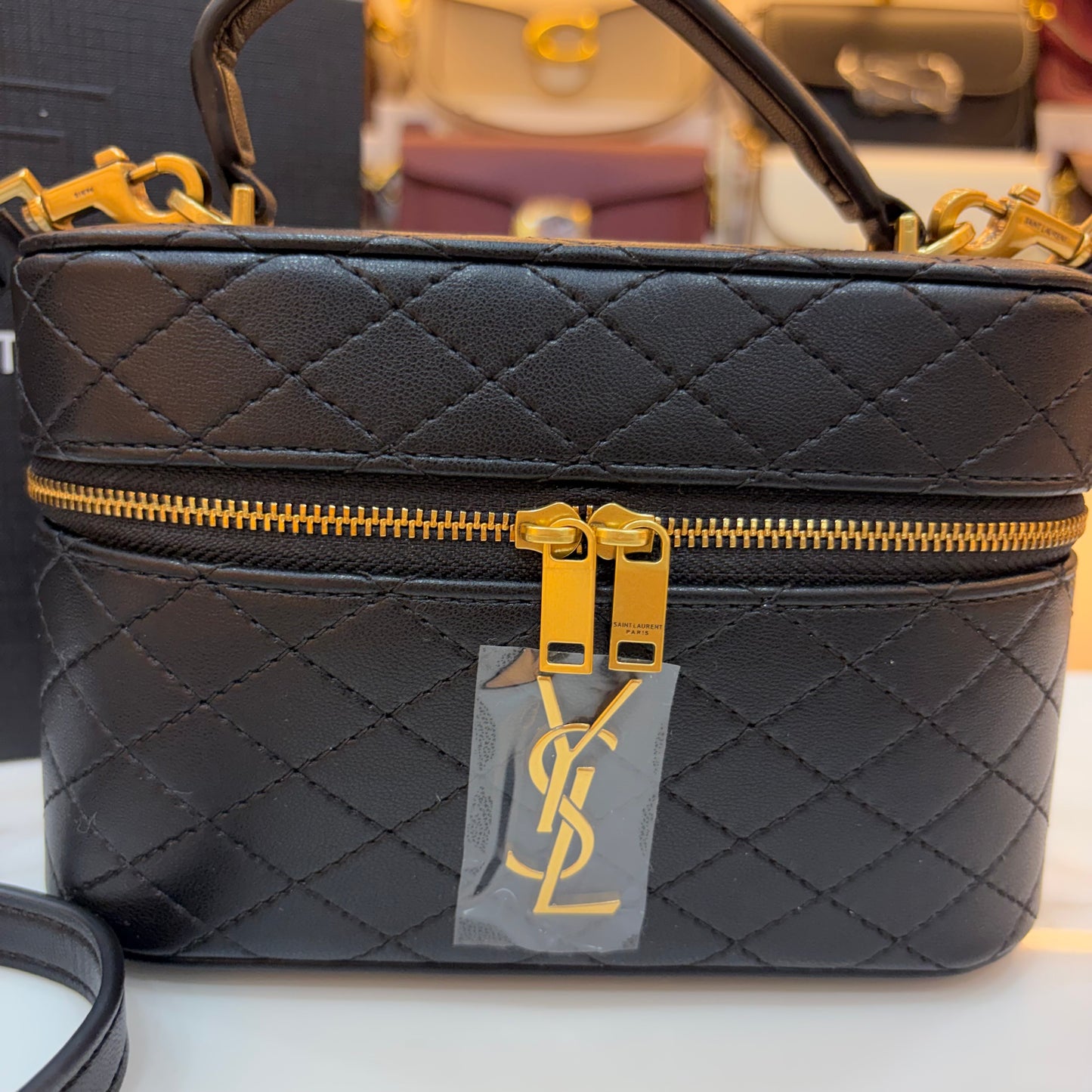 YSL Gabby Vanity Bag - Black