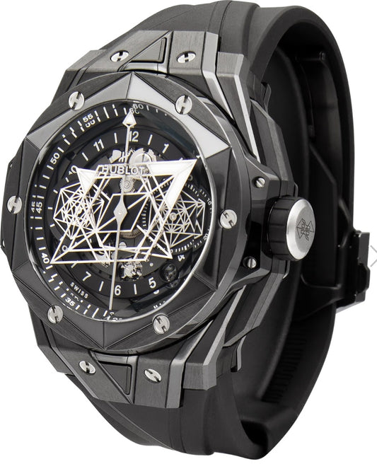 HB Futuristic multi-layered Geometric dial