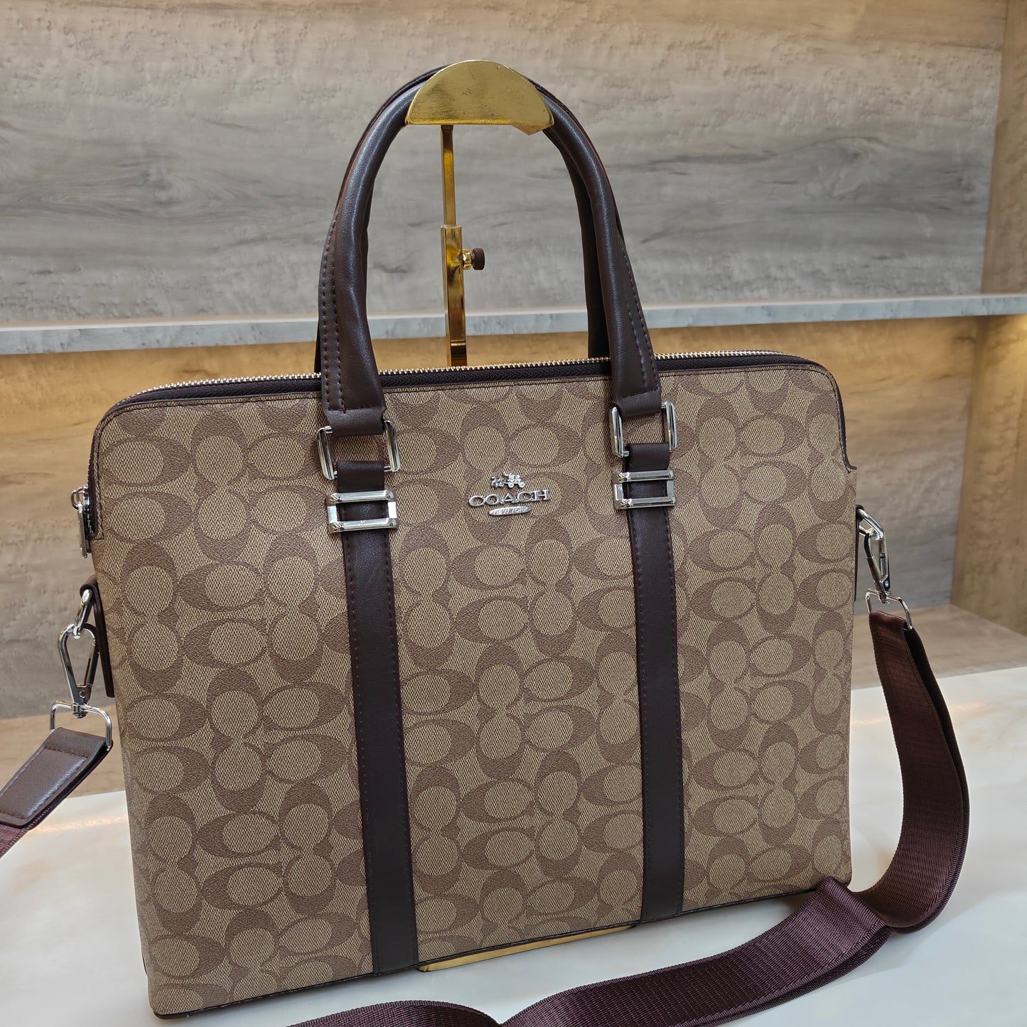CH Laptop Bag - Apricot Coffee