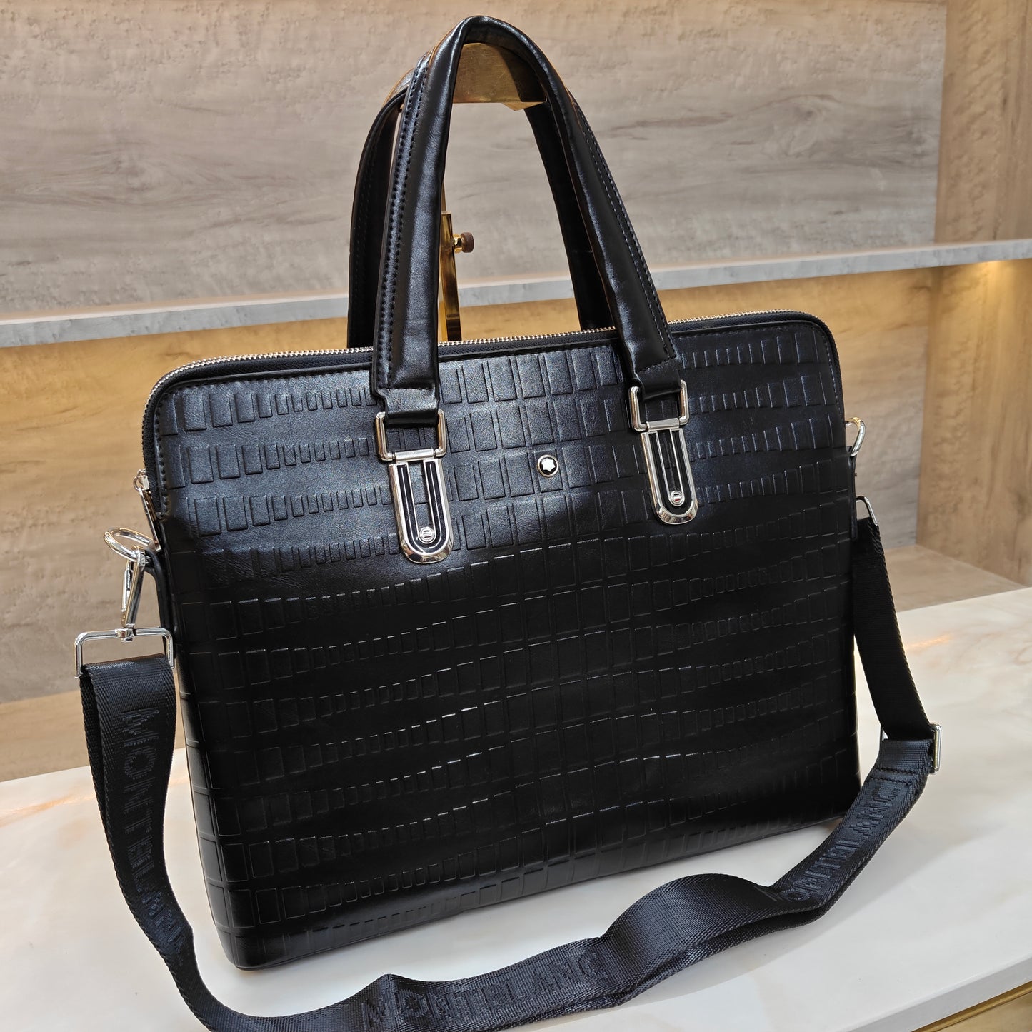 MB Laptop Bag Designer Black (Large)