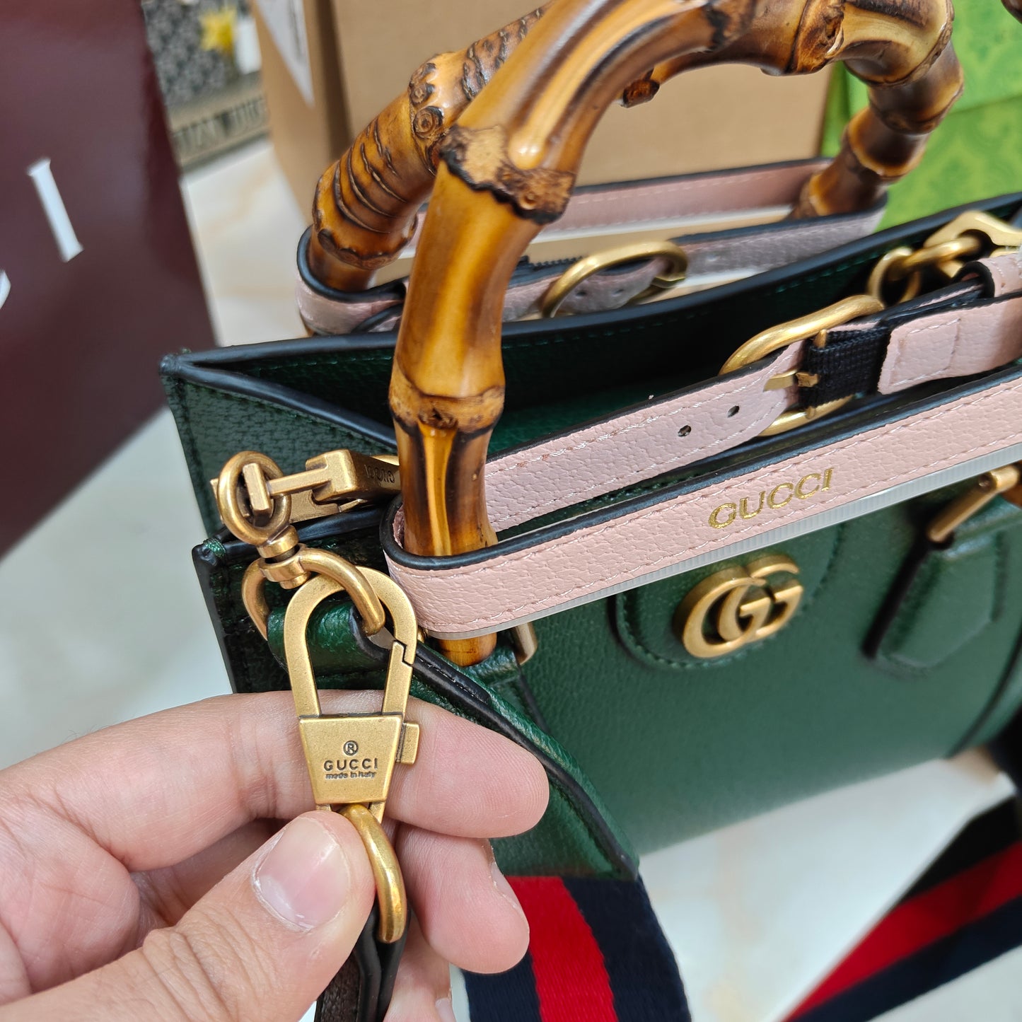 GG789 - Sling/Satchel - Green Ultra Premium