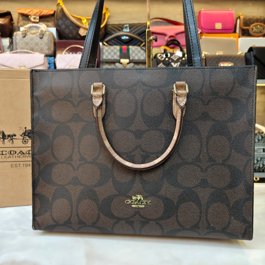 CH Maggie Tote Bag Ultra Premium with Box (Chocolate)