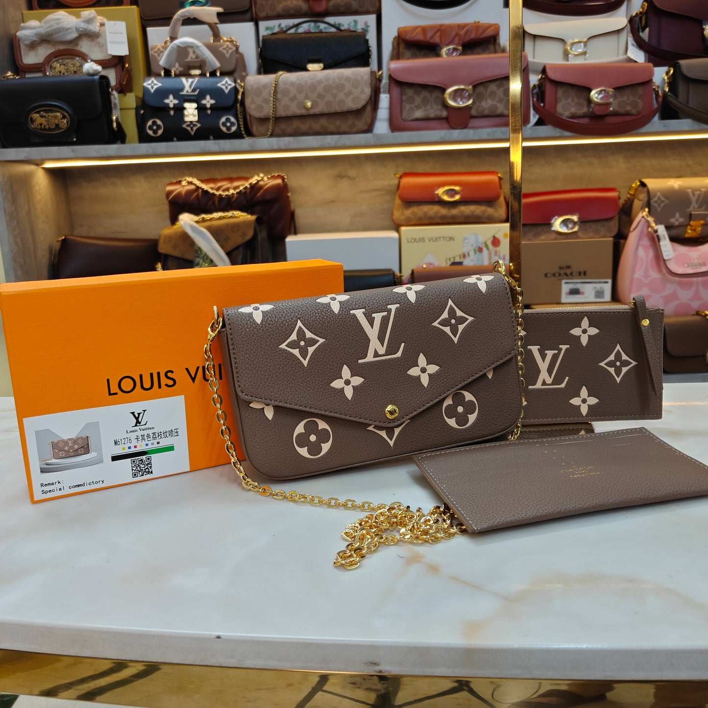 LV222 - Sling - Black Monogram 3 in 1