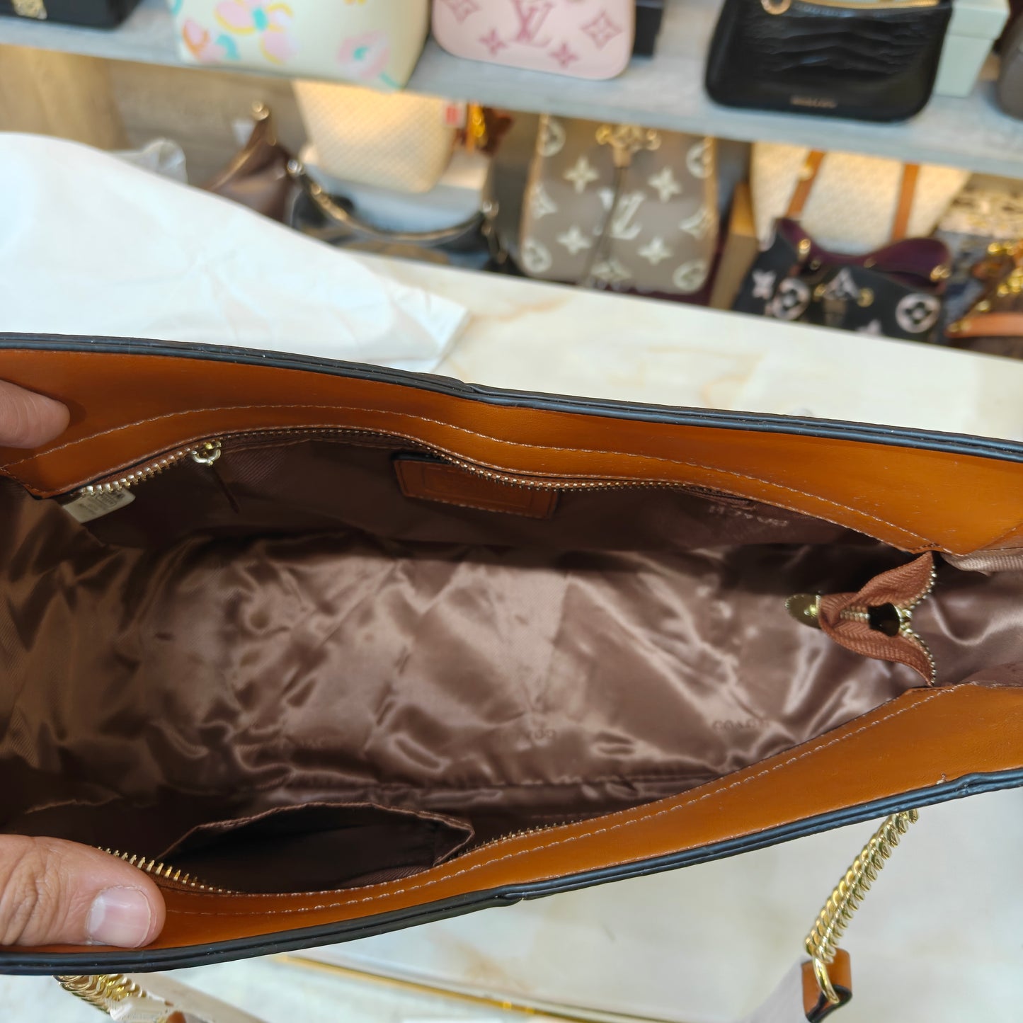 CH Tote Bag Ultra Premium - Tan Apricot