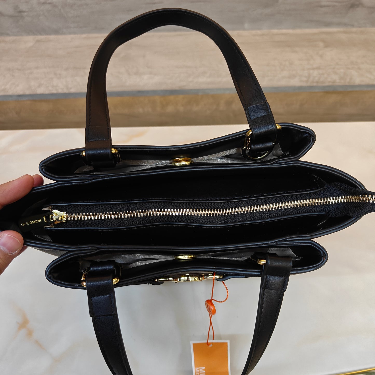 MK45 - Satchel Bag (Coffee Black)