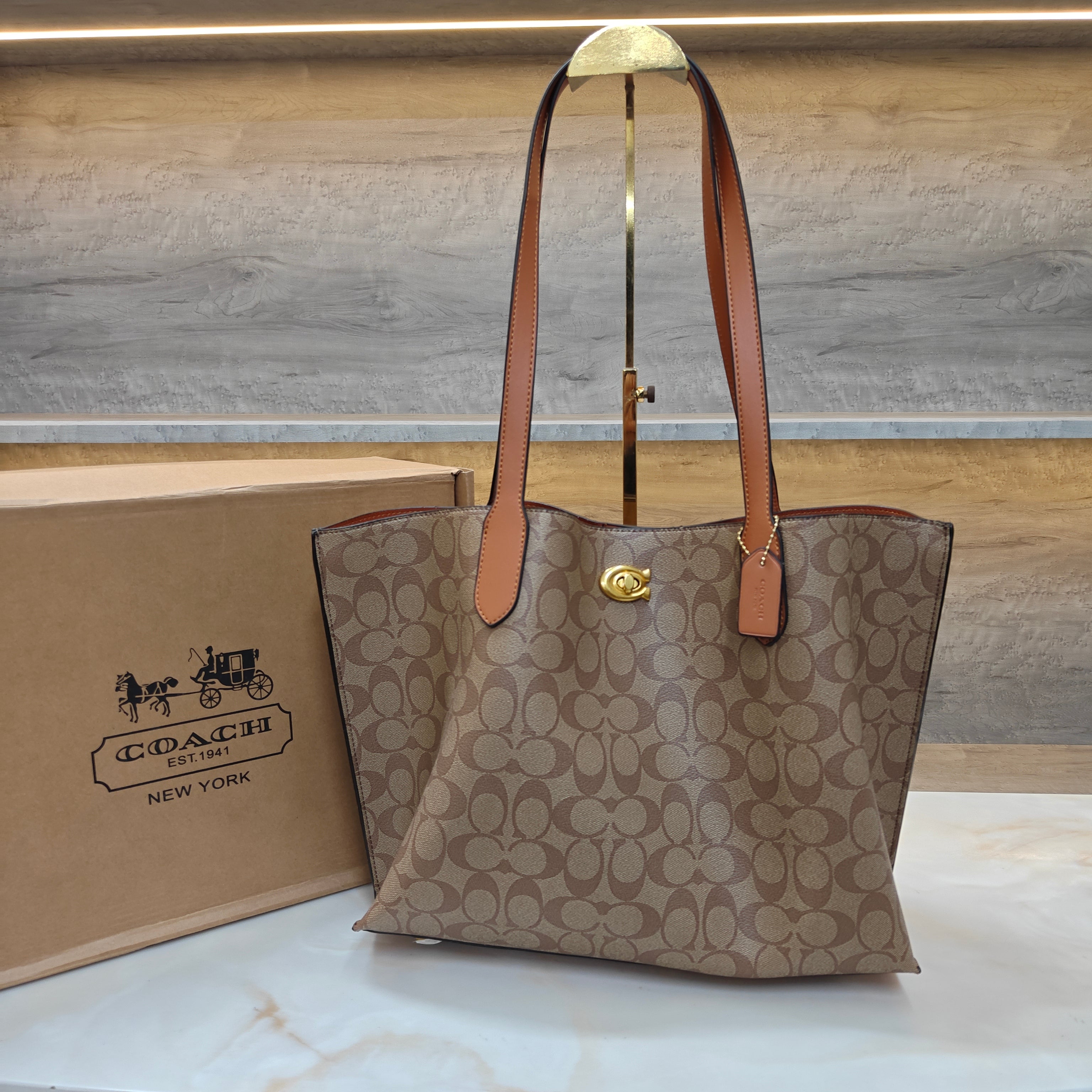 CH Willow Bag- Large (Apricot) – Handbags By Moksh