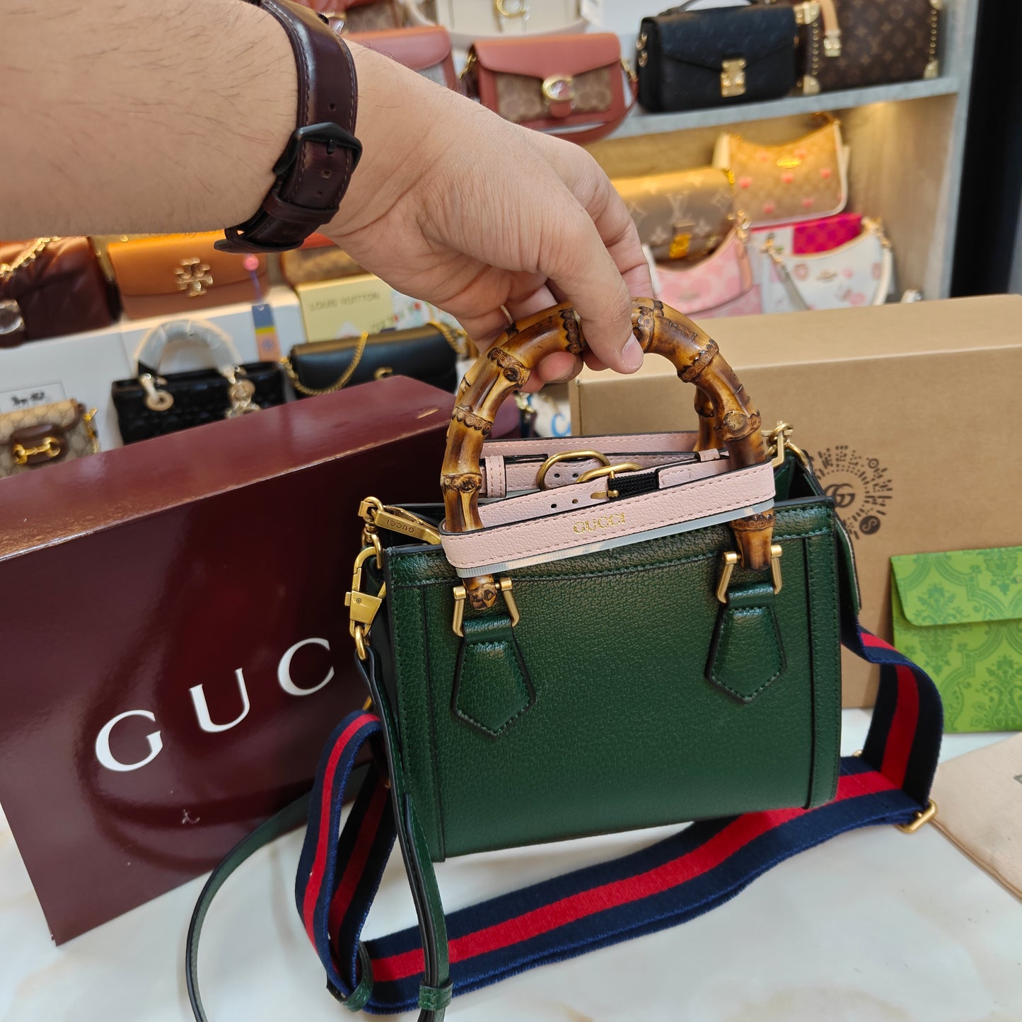 GG789 - Sling/Satchel - Green Ultra Premium