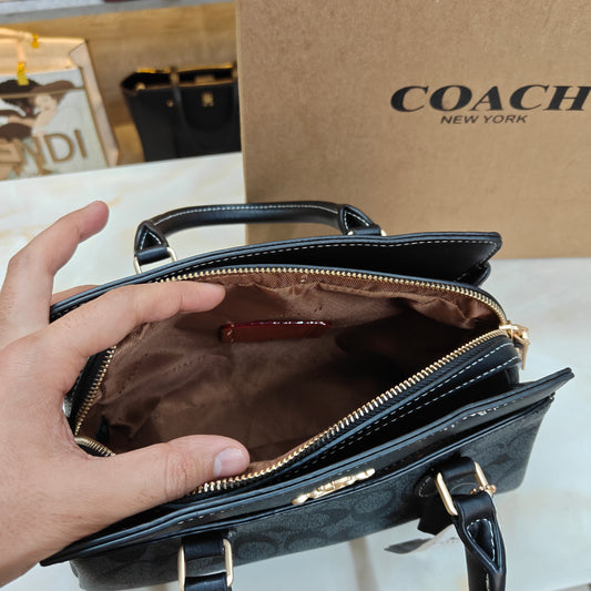 CH Darcie Satchel Bag - Black