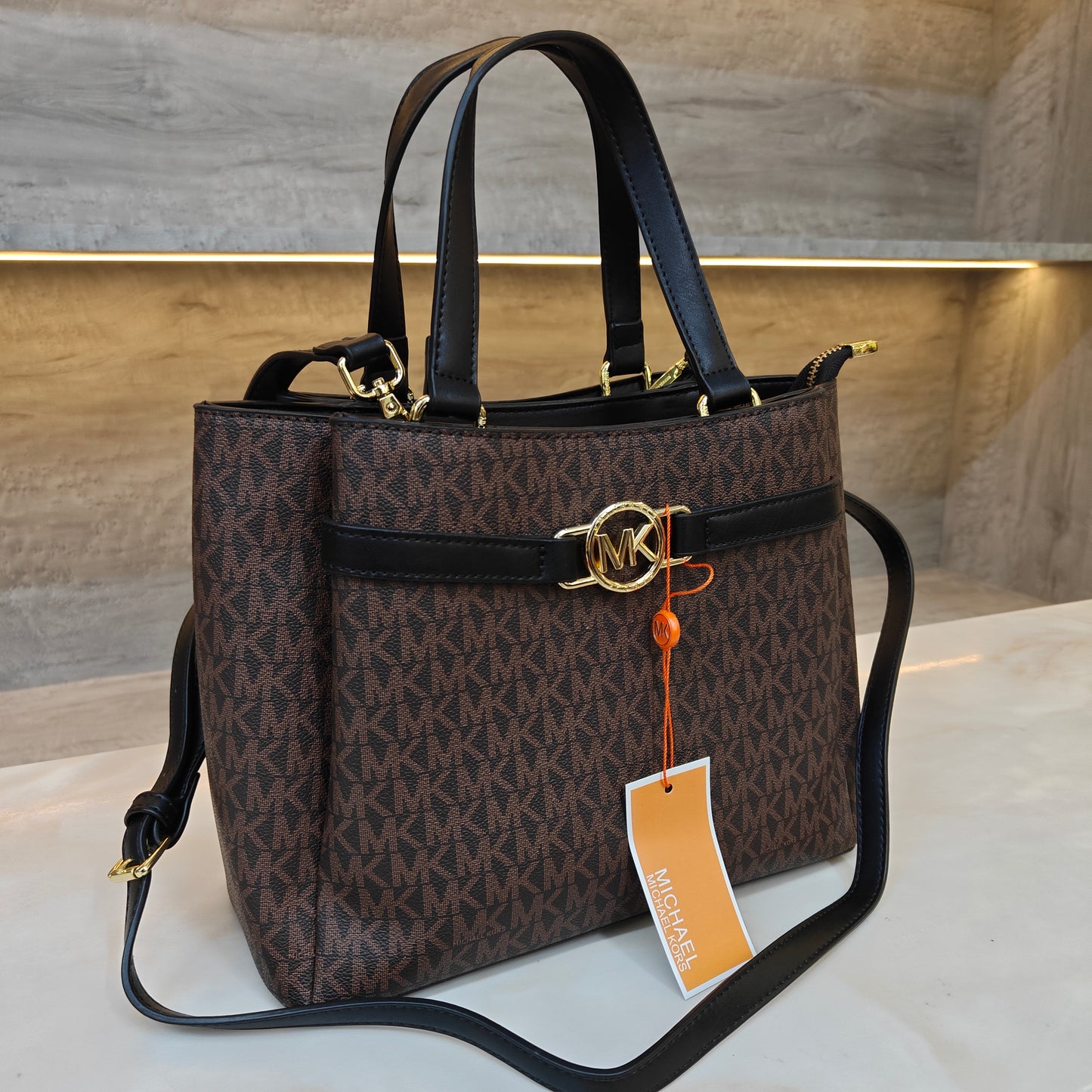 MK45 - Satchel Bag (Coffee Black)
