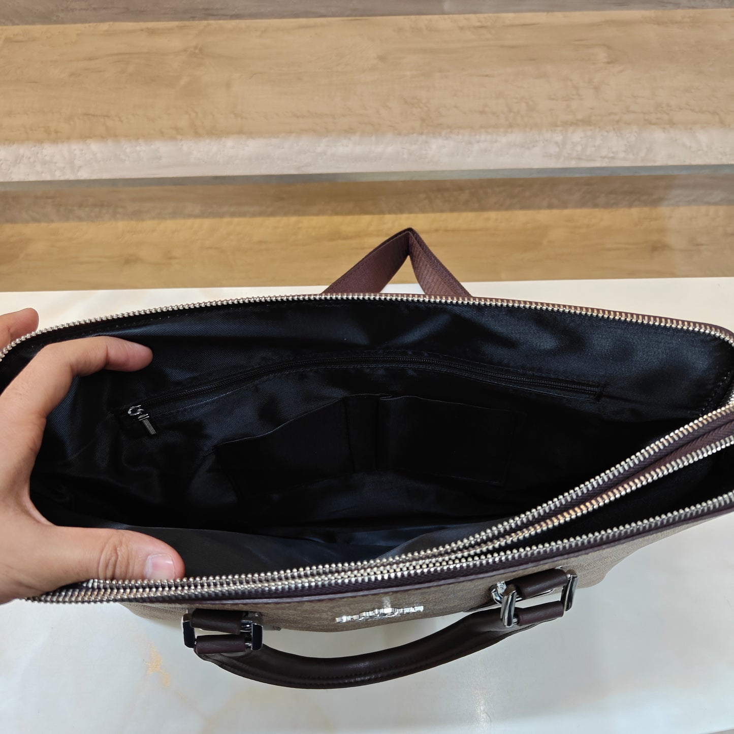 CH Laptop Bag - Apricot Coffee