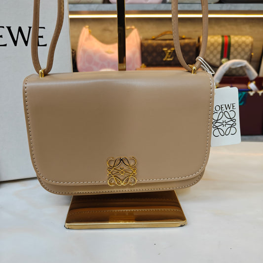 LW Goya Silk Handbag - Beige (Ultra Premium)