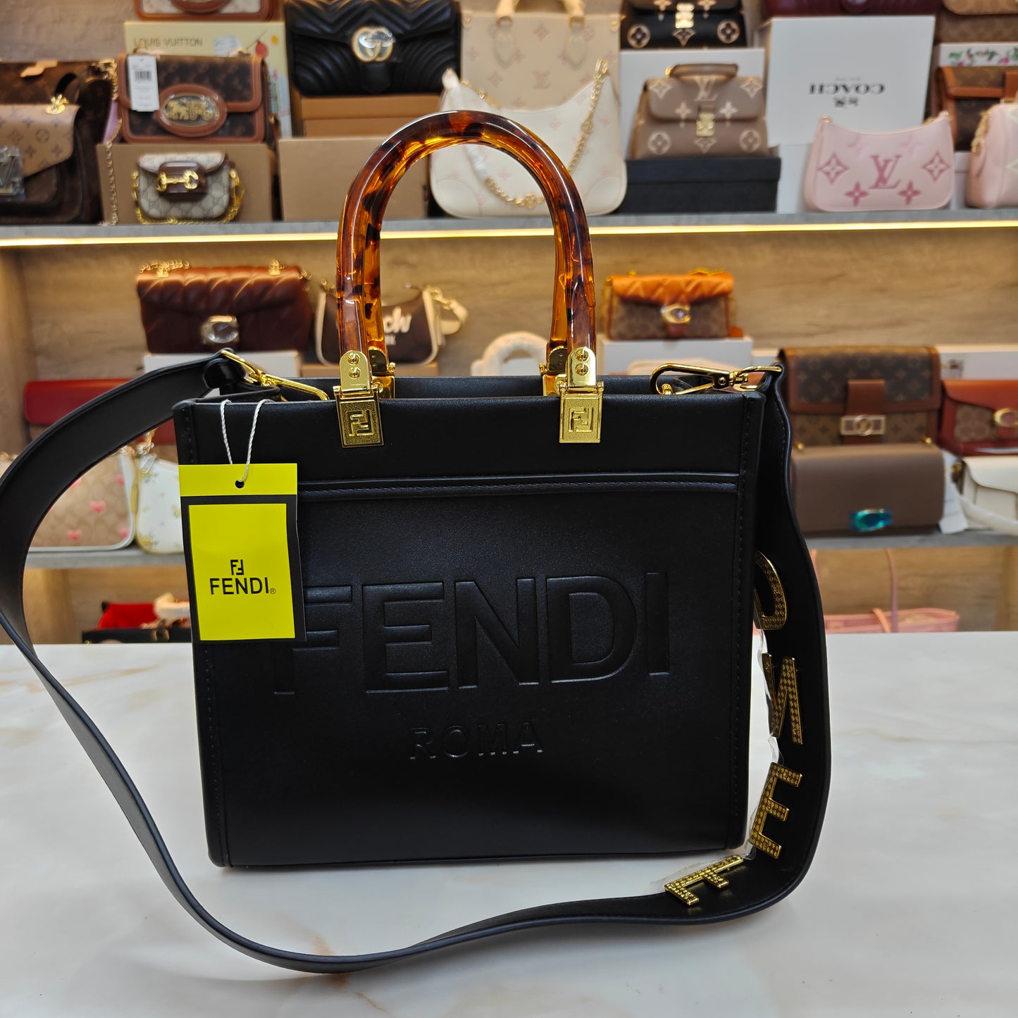 FND Mini Tote - Black (With Box)