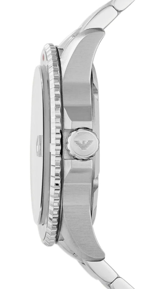 E A Analog Blue Dial Men's Watch