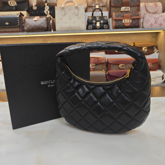 YSL 99 Shoulder Bag - Black