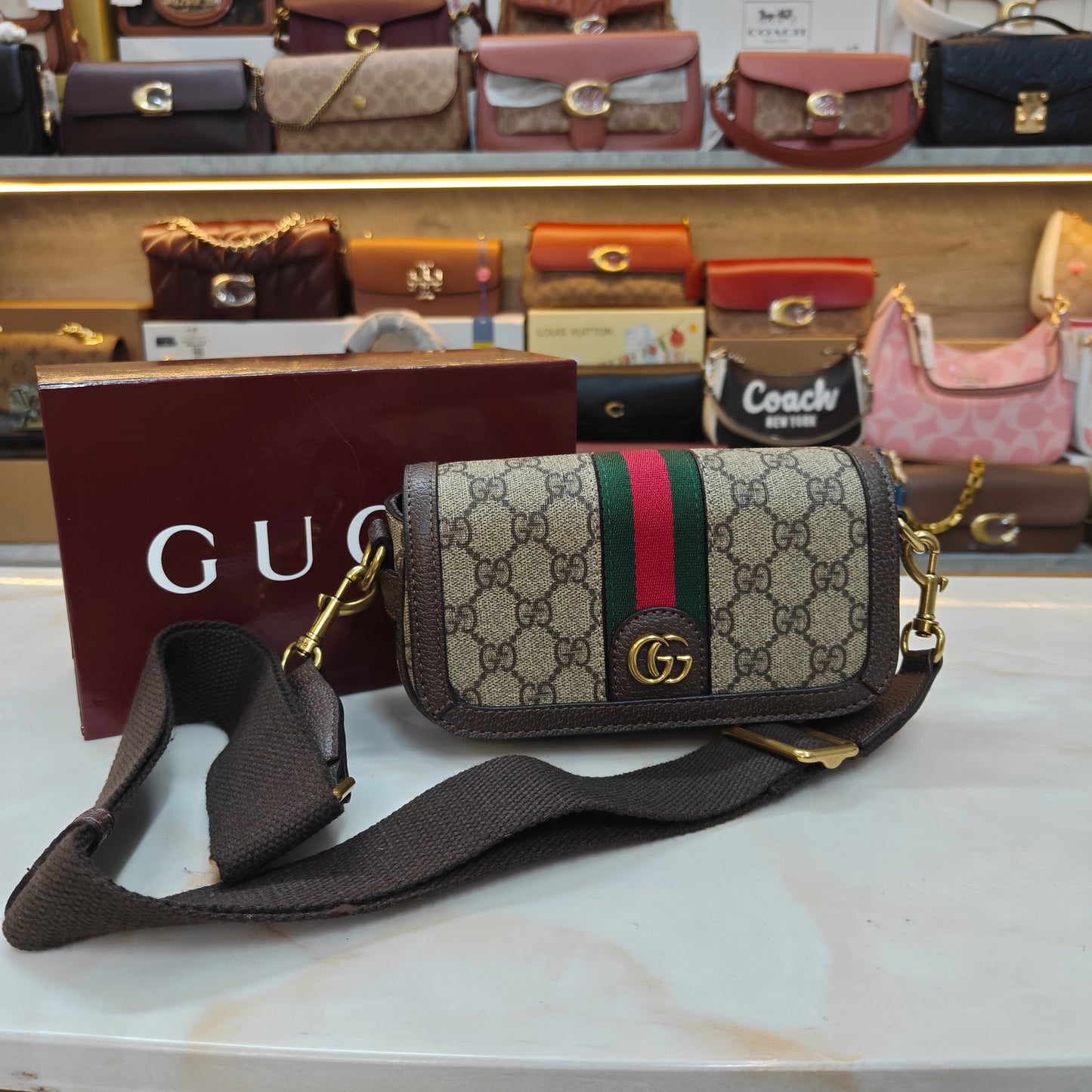 GG Crossbody Bag (With Box) (Ultra Premium)