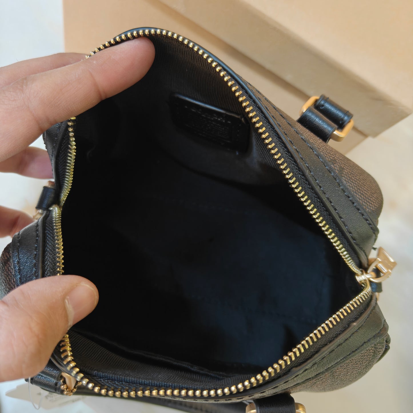 CH Speedy Crossbody Satchel - Coffee