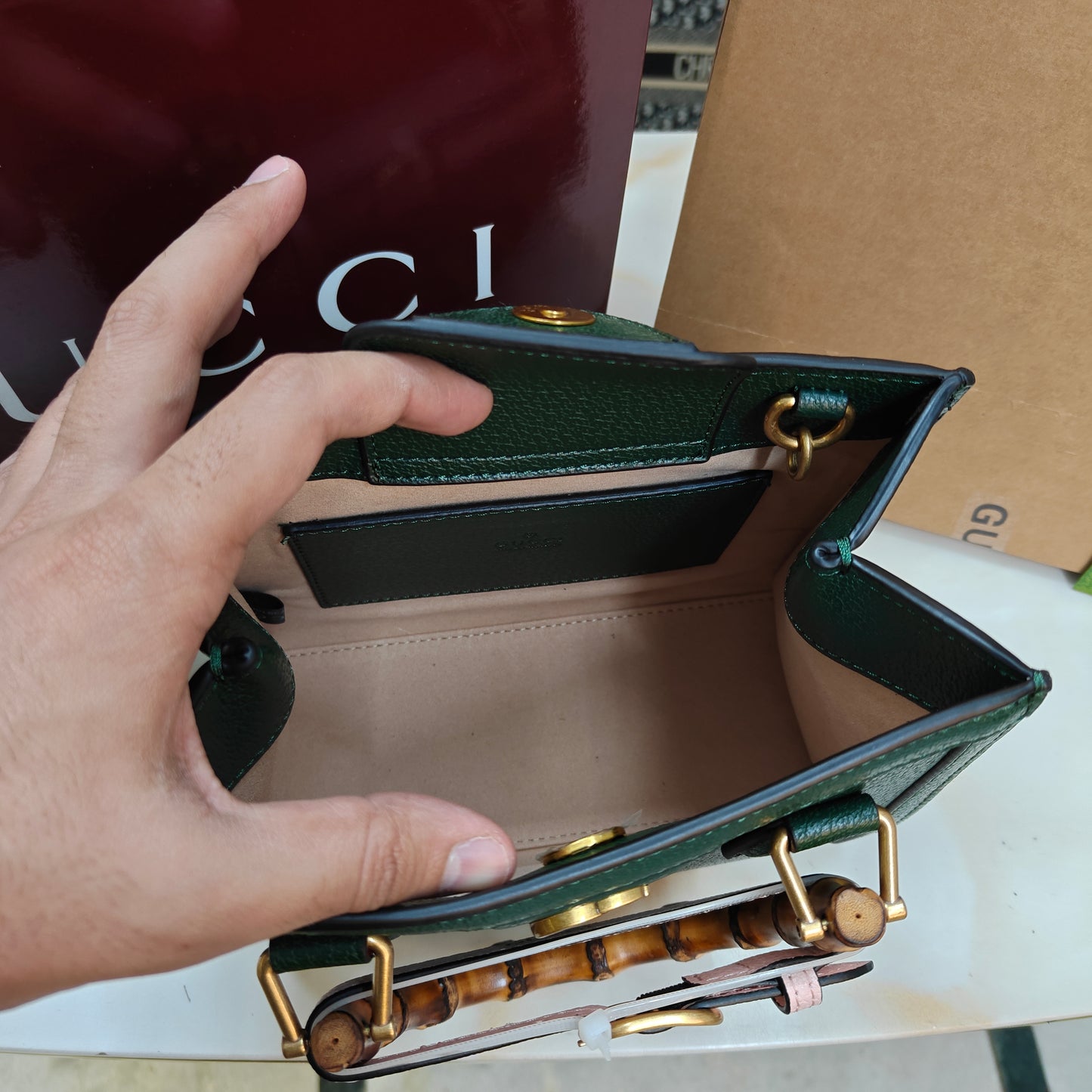 GG789 - Sling/Satchel - Green Ultra Premium