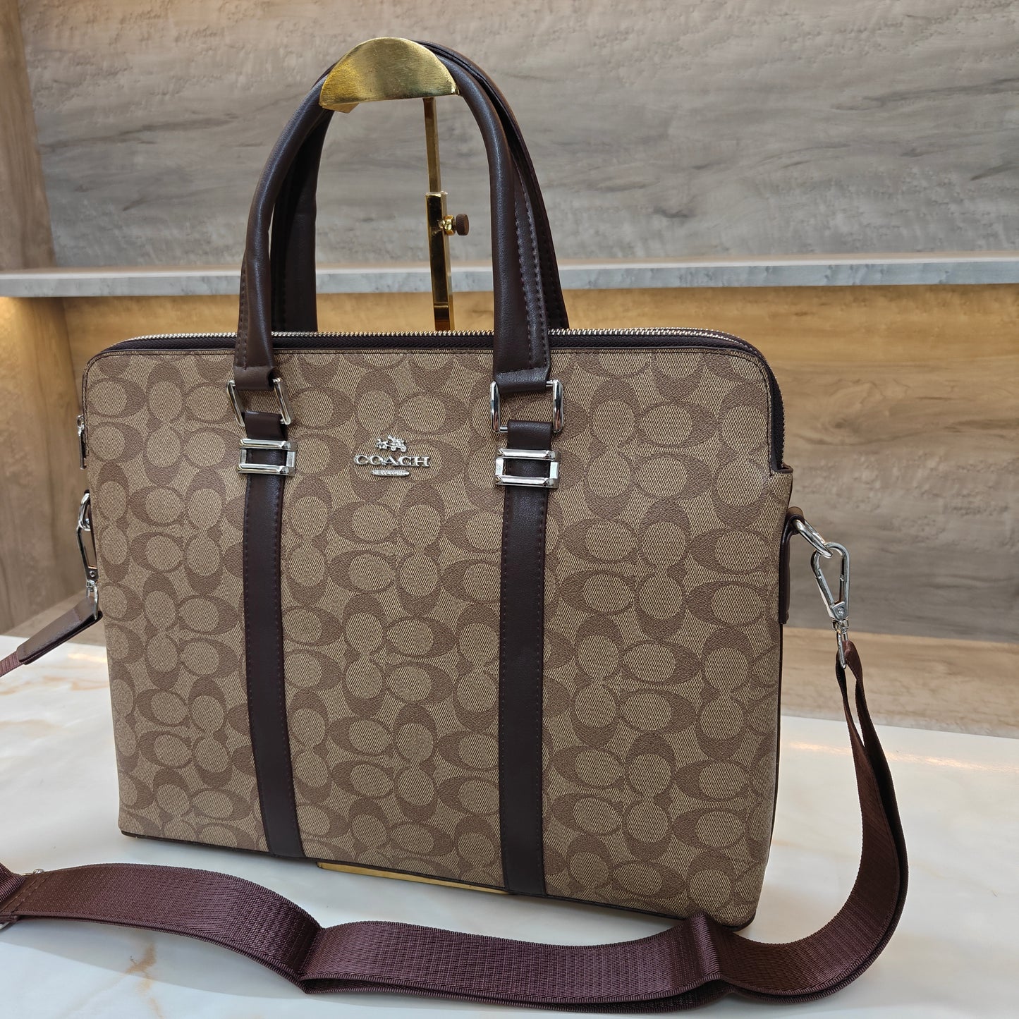 CH Laptop Bag - Apricot Coffee