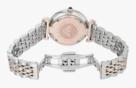 E A Analog Blue Dial Women's Watch