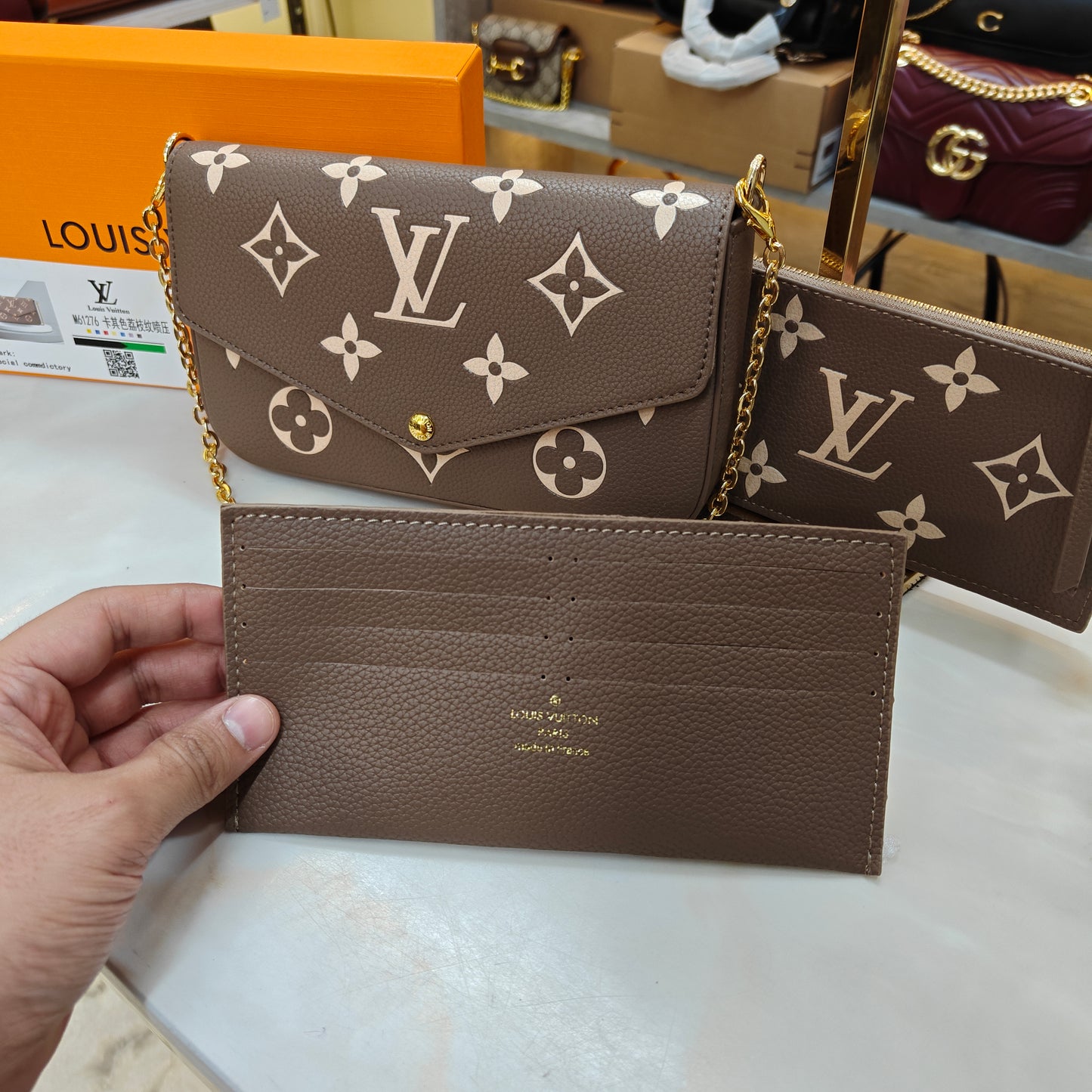 LV222 - Sling - Black Monogram 3 in 1