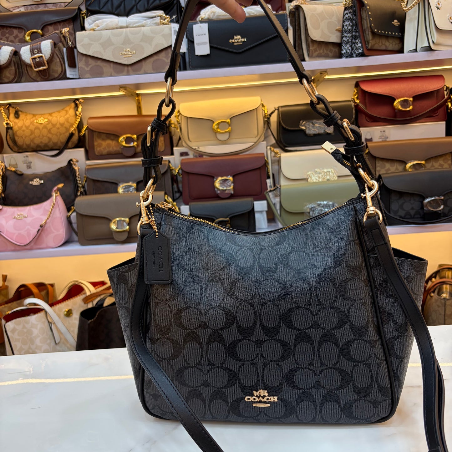 COCH LAUREL Shoulder Bag - Black