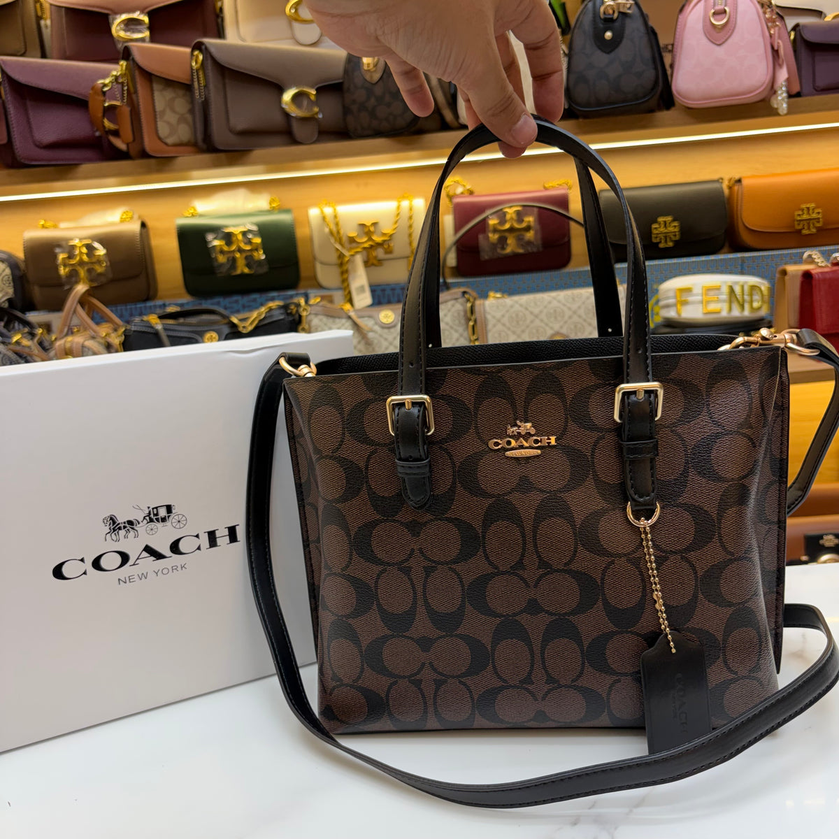 Coch Mollie Satchel - Coffee Colour