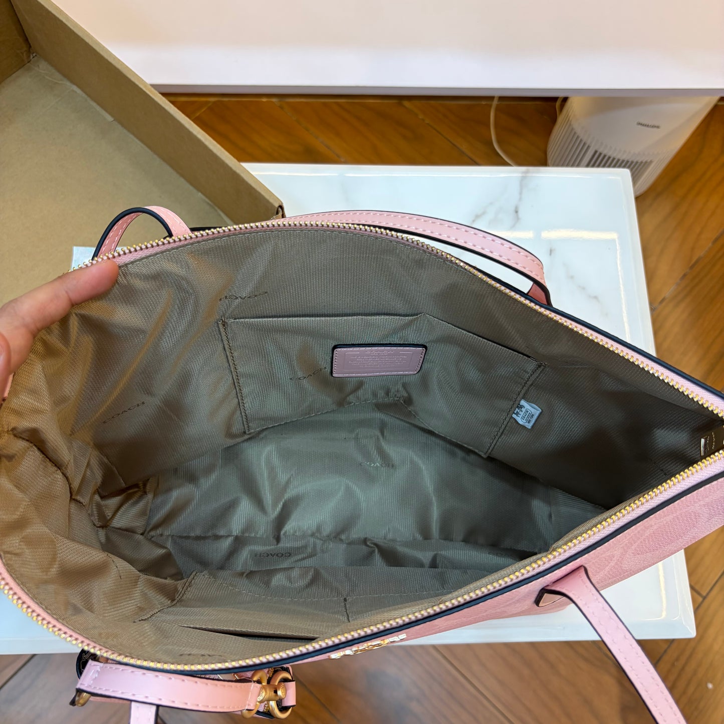 COCH CITY TOTE BAG - Pink