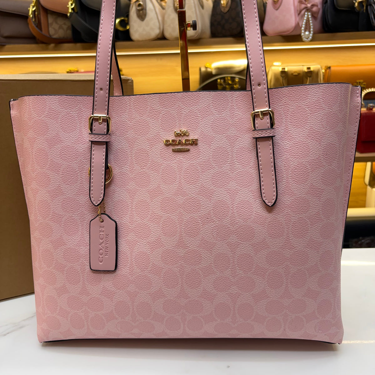 Coch Mollie Large Size Tote Bag - Pink (Ultra Premium)