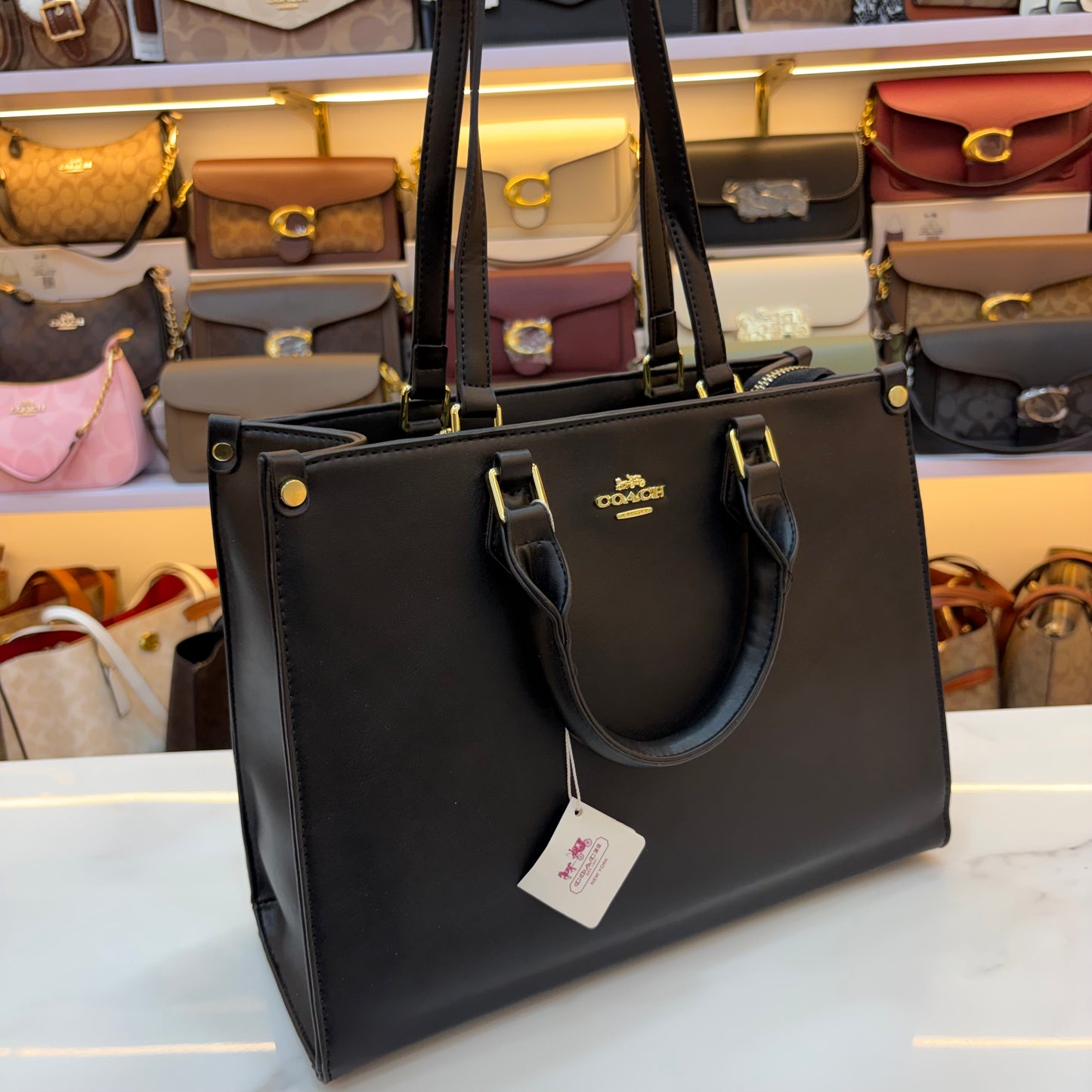 COCH MAGGIE Medium TOTE - Black