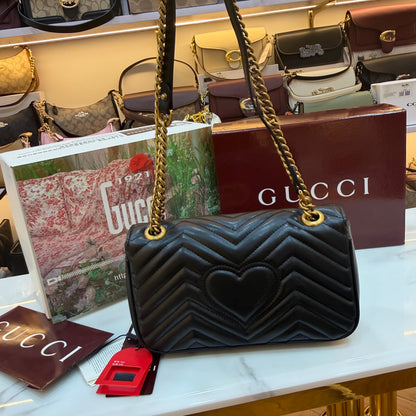 GG Marmont Sling/Shoulder Bag- Black