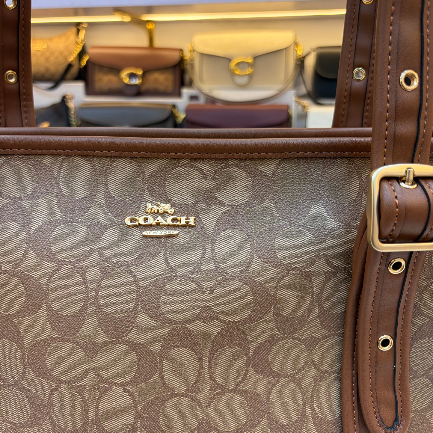 COCH ASHTON LARGE TOTE - Apricot