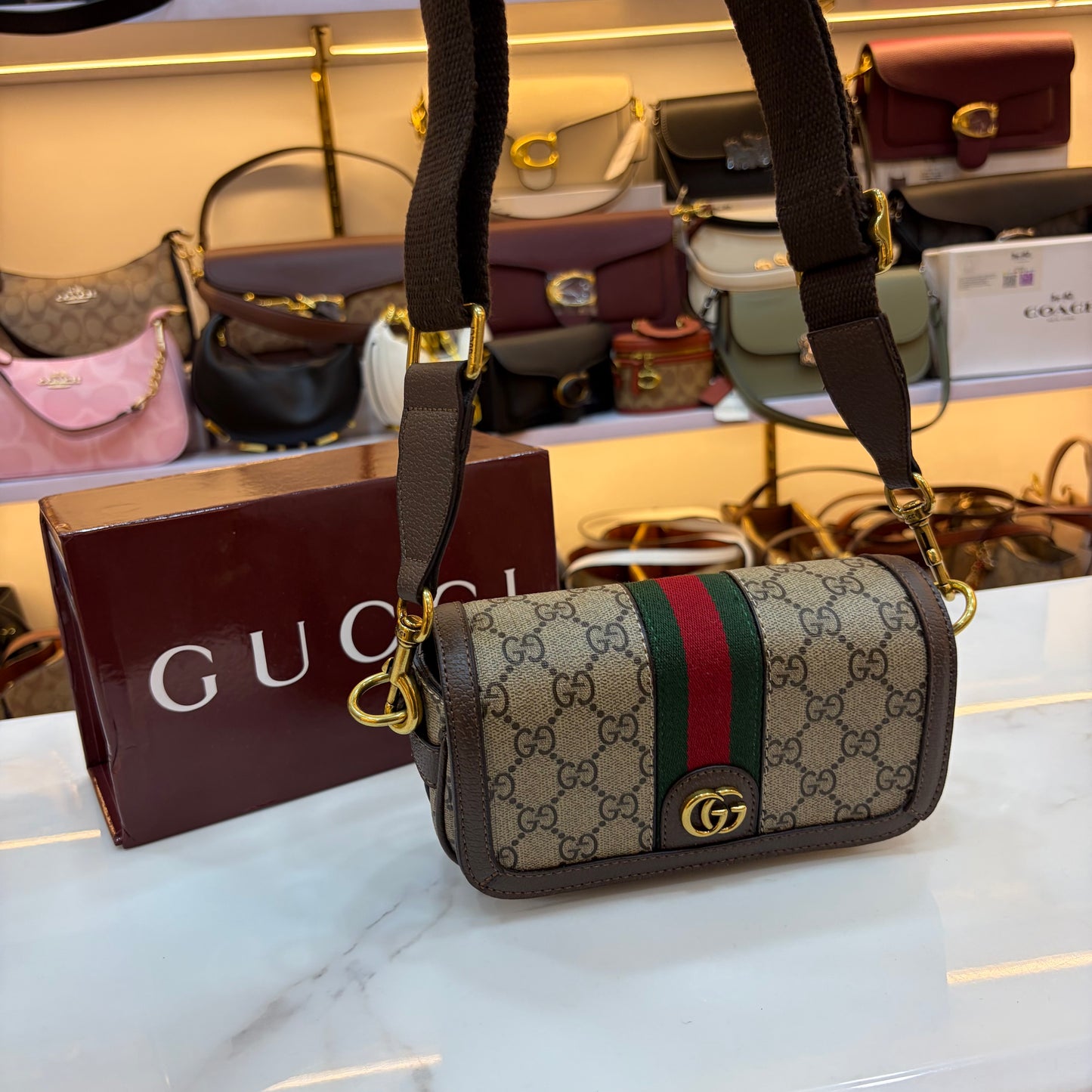 GG Ophidia Shoulder/Crossbody Bag - Signature