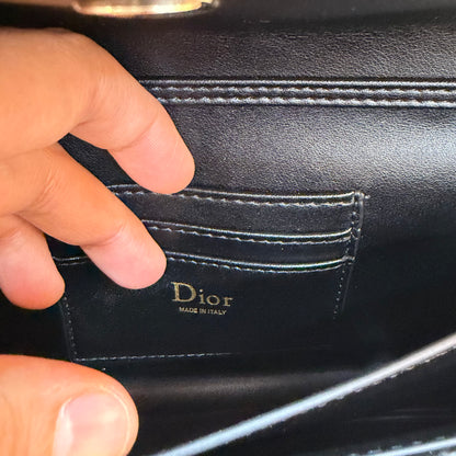 My CD Mini Bag Black Cannage Leather