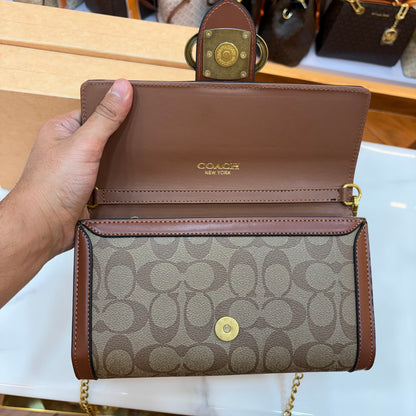 CH Clutch Wallet - Tan Apricot