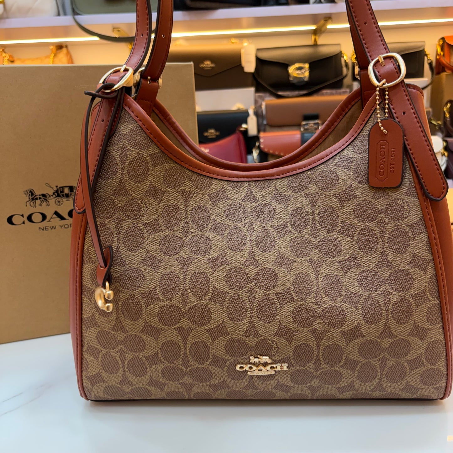 COCH ERIN Shoulder Bag - Apricot Tan