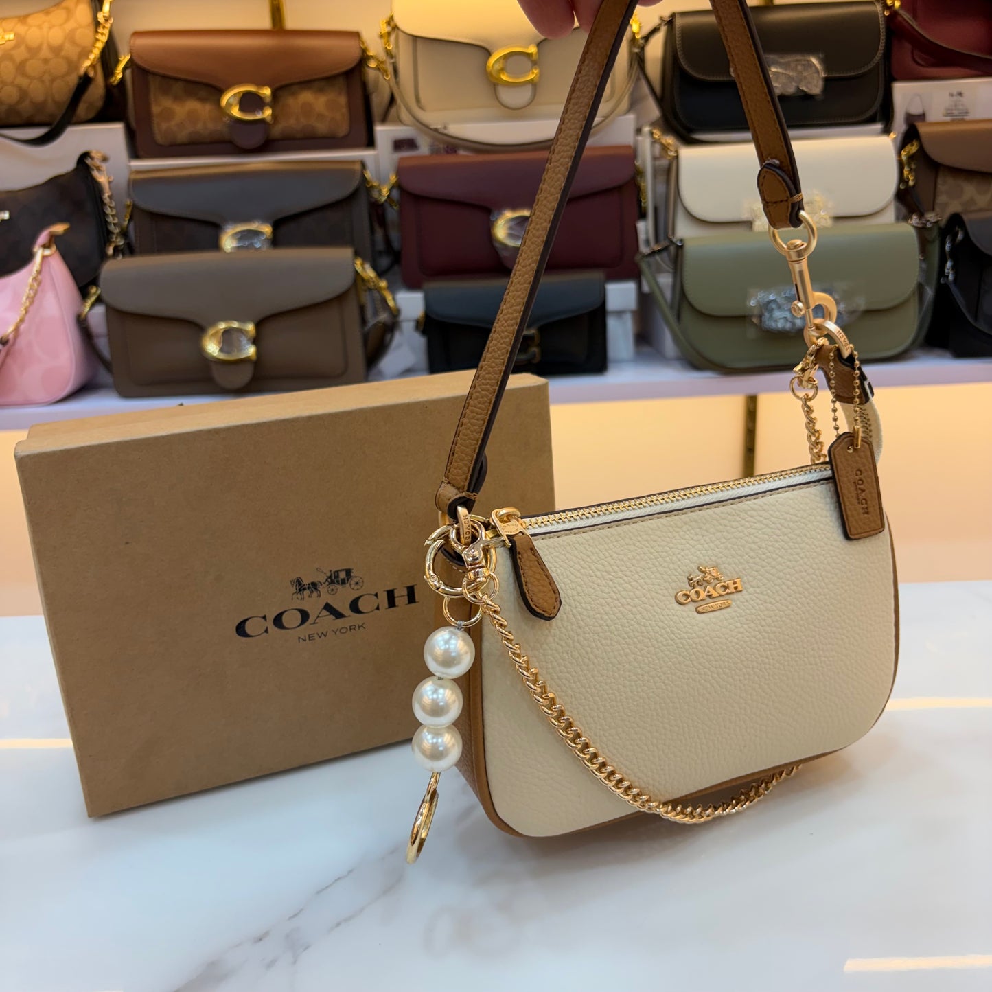 COCH Nolita Sling/Shoulder Bag - Cream
