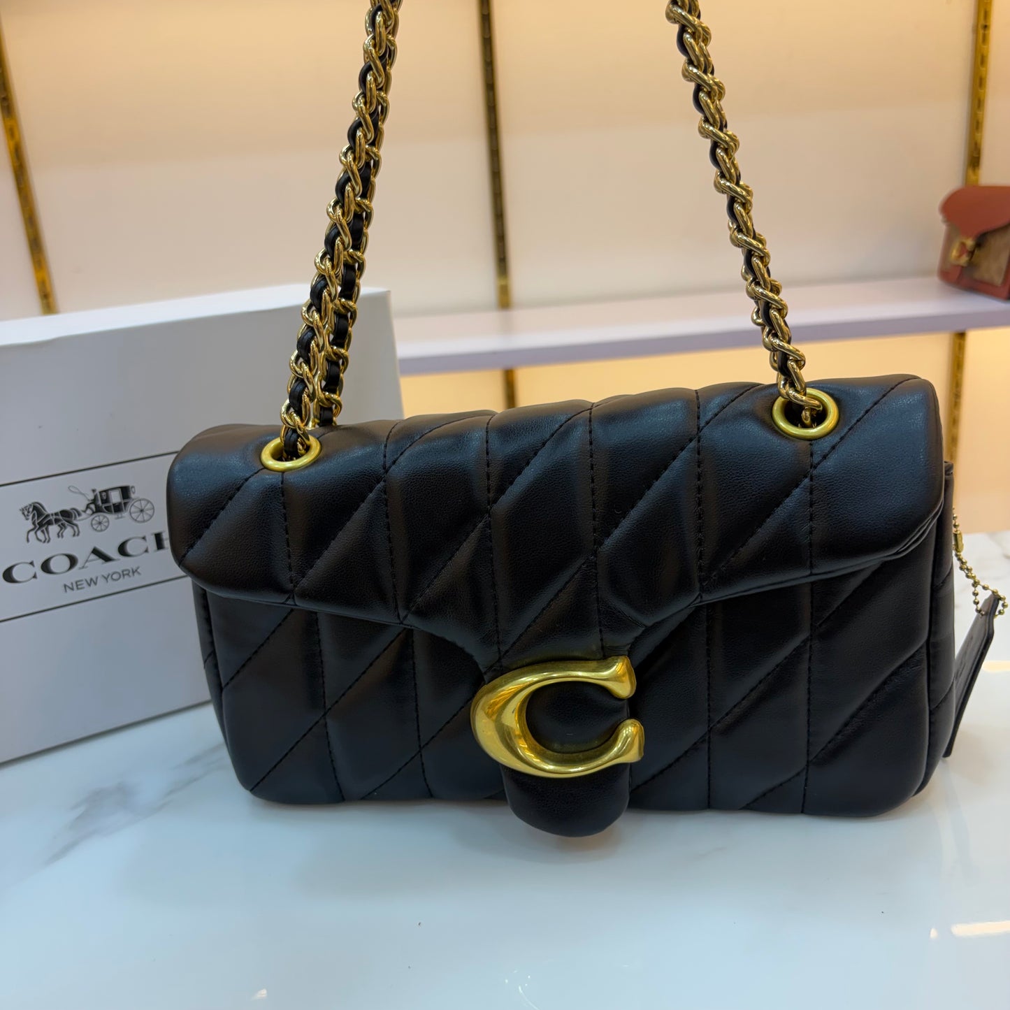 COCH QUILTED TABBY 26 - Black
