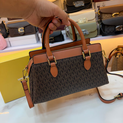 MK Satchel - Brown Tan