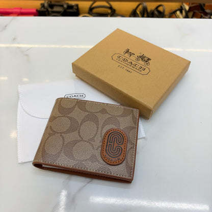 Coch Mens Wallet - Signature Brown