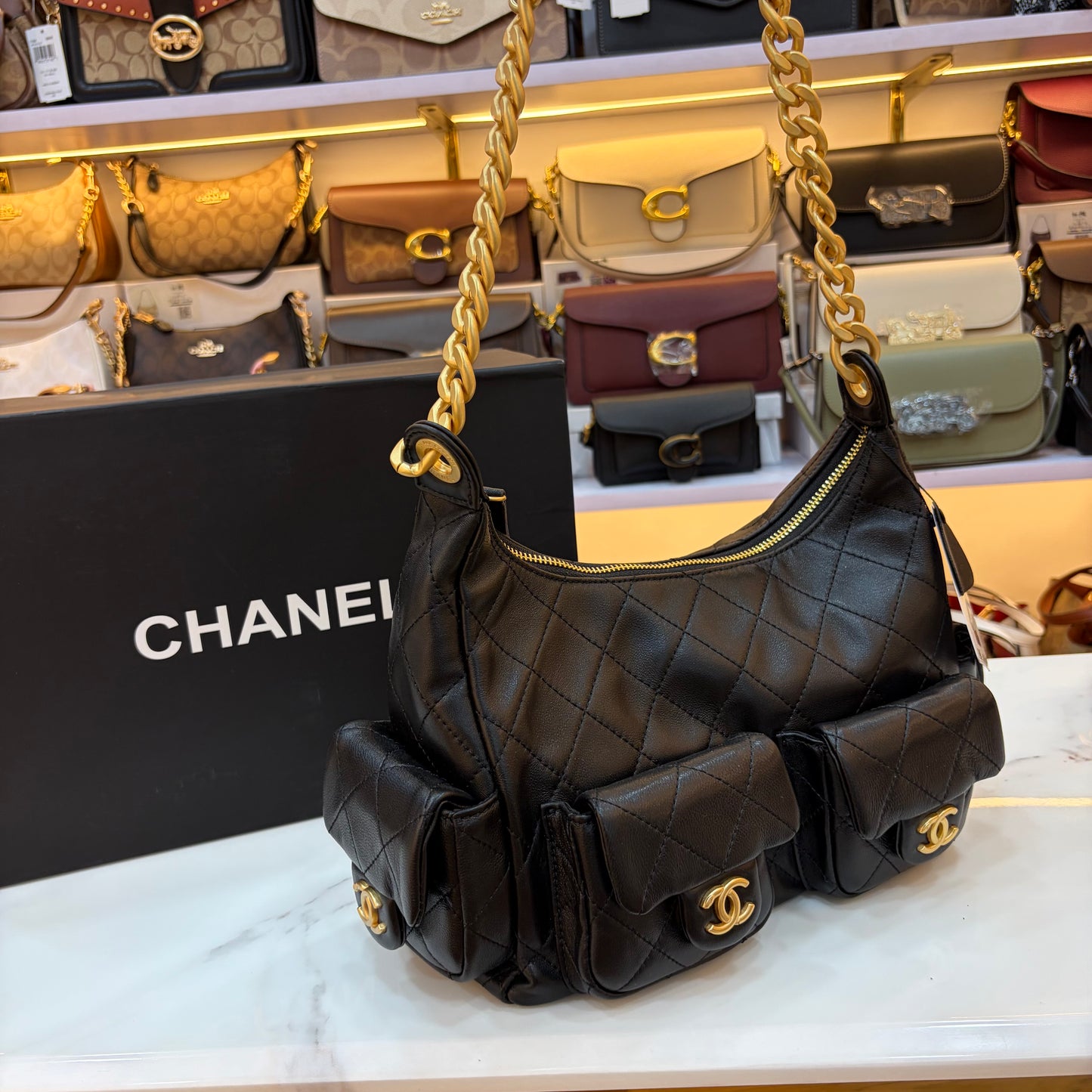 CHNL Maxi Hobo Bag