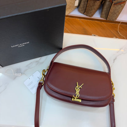 YSL Voltaire Handbag - Wine