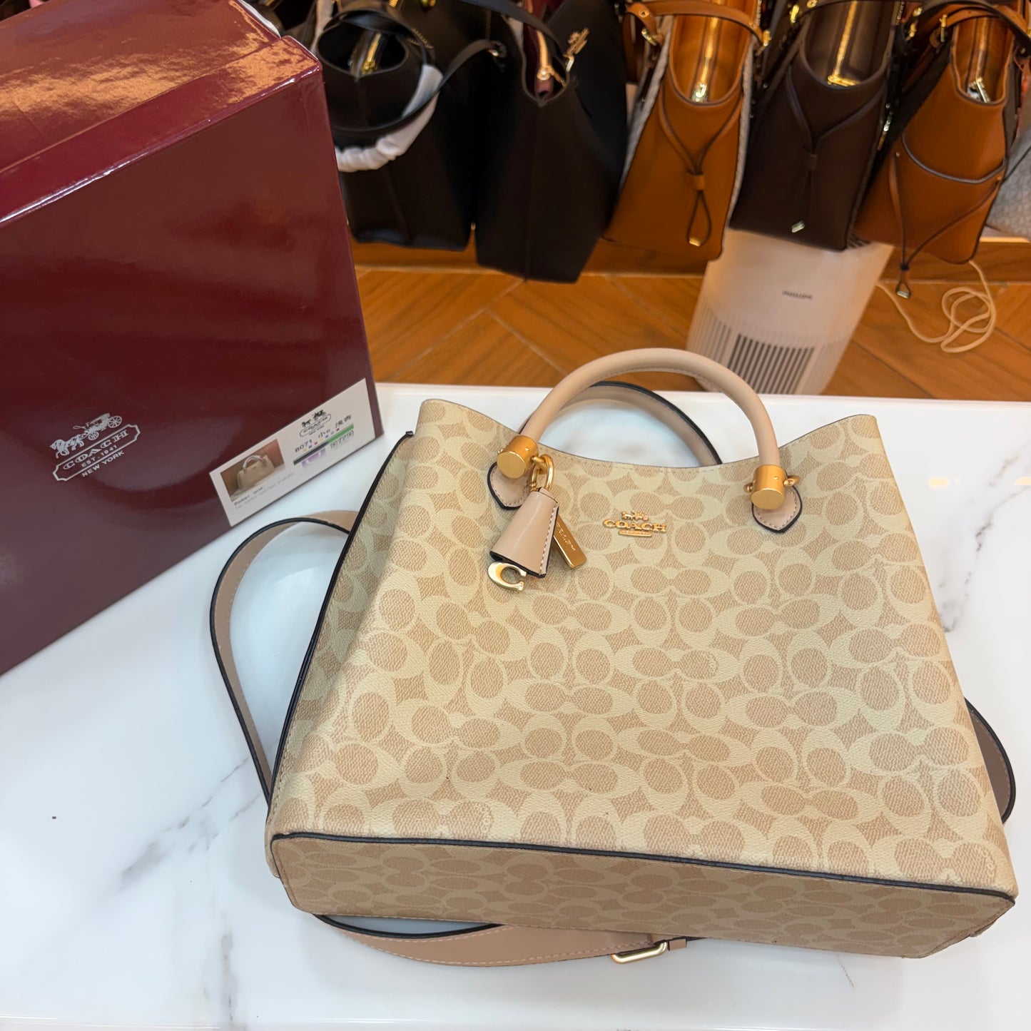 COCH Satchel Bag - Light Apricot